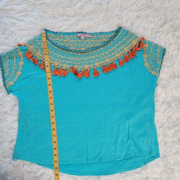 Calypso St. Barth 100% Linen Top - Size XS - Picture 6 of 10